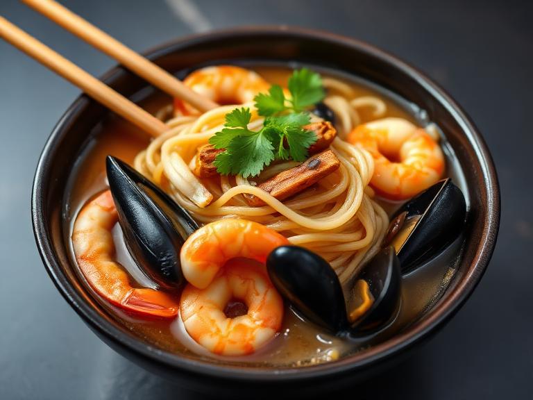 Seafood Noodles 1