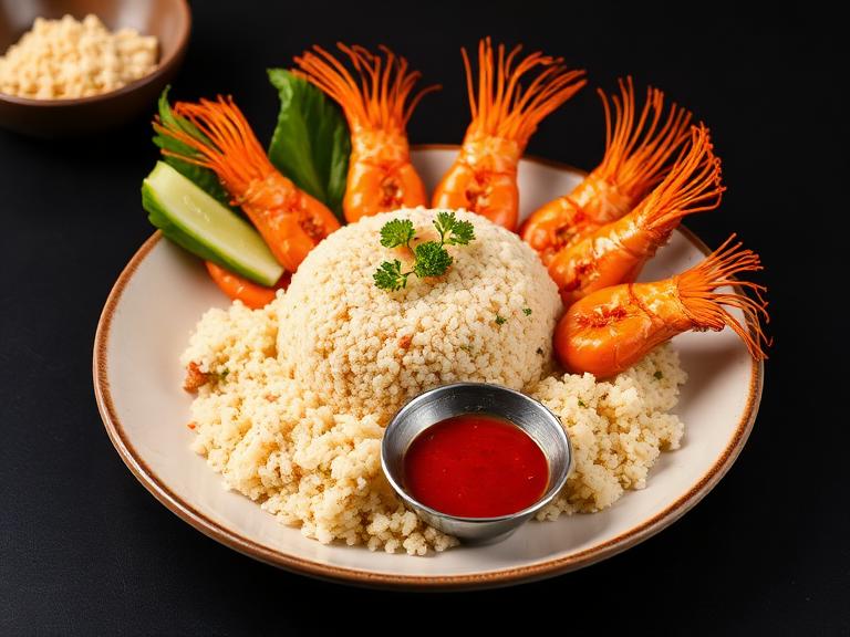 Singapore Seafood Rice 1